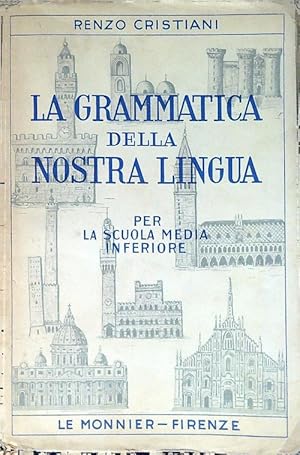 Imagen del vendedor de La grammatica della nostra lingua a la venta por Librodifaccia