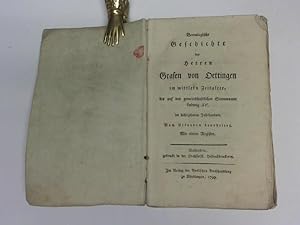 Genealogische Geschichte der Herren Grafen von Oettingen im mittlern Zeitalter, bis auf den gemei...