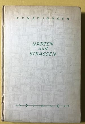 Imagen del vendedor de Grten und Strassen. Aus den Tagebchern von 1939 und 1940. a la venta por Antiquariat Cassel & Lampe Gbr - Metropolis Books Berlin