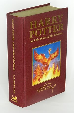 HARRY POTTER AND THE ORDER OF THE PHOENIX; (First Deluxe Edition)