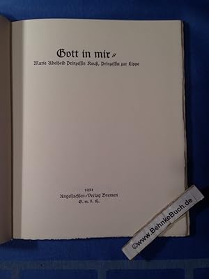 Seller image for Gott in mir. Mit 1 Abbildung von Heinrich Vogeler. for sale by Antiquariat BehnkeBuch