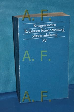 Seller image for Kriegsursachen Red. Reiner Steinweg / Friedensanalysen , 21, Edition Suhrkamp , 1238 = N.F., Bd. 238 for sale by Antiquarische Fundgrube e.U.