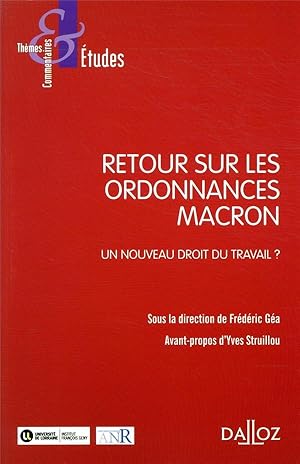 ordonnances Macron : un nouveau droit du travail ?