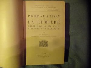 Propagation de la lumière théorie de la réflexion vitreuse et métallique