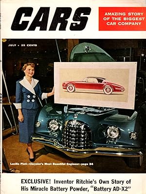 Imagen del vendedor de Cars: The New and Different Automobile Magazine July 1953 a la venta por Clausen Books, RMABA