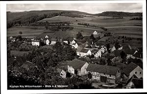 Bild des Verkufers fr Ansichtskarte / Postkarte Kchen Hessisch Lichtenau, Blick auf den Ort mit Meiner zum Verkauf von akpool GmbH