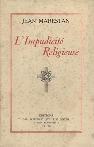 Bild des Verkufers fr L'impudicit religieuse. Vers 1950. zum Verkauf von Librairie Et Ctera (et caetera) - Sophie Rosire