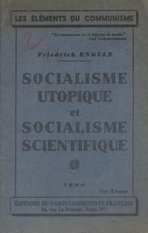 Socialisme utopique et socialisme scientifique.
