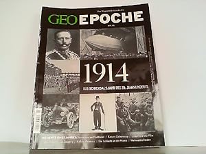 Bild des Verkufers fr 1914 - Das Schicksalsjahr des 20. Jahrhunderts. Geo Epoche Nr 65. zum Verkauf von Antiquariat Ehbrecht - Preis inkl. MwSt.