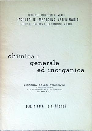 Immagine del venditore per Chimica 1 Generale ed inorganica venduto da Librodifaccia