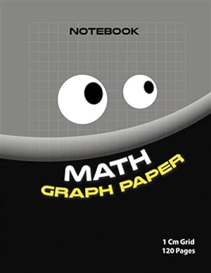 Immagine del venditore per Math graph paper ( Black edition ): 1cm Grid maths book ( Color: black 120 pages ) -Language: french venduto da GreatBookPricesUK
