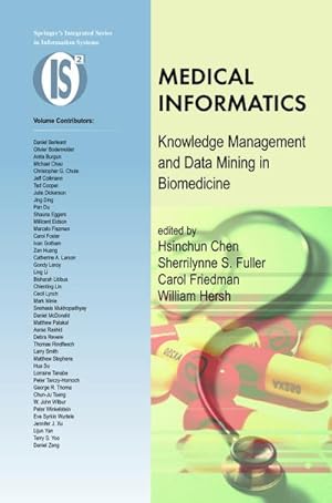 Bild des Verkufers fr Medical Informatics : Knowledge Management and Data Mining in Biomedicine zum Verkauf von AHA-BUCH GmbH