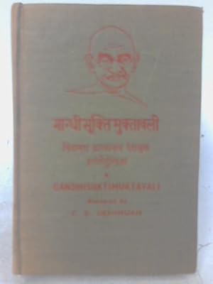 Bild des Verkufers fr Selected Sayings of Mahatma Gandhi in Sandskrit Verse with the Original zum Verkauf von World of Rare Books