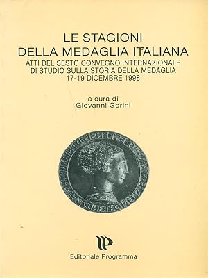 Bild des Verkufers fr Le stagioni della medaglia italiana zum Verkauf von Librodifaccia