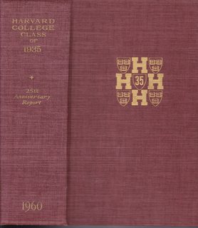 Harvard Class of 1935: Twenty-fifth Anniversary Report
