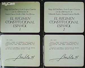 Imagen del vendedor de El Rgimen Constitucional Espaol, 2 tomos. Volumen I: La Fundacin del Rgimen Constitucional. Un Estado Democrtico. Un Estado de Derecho. Un Estado Social. Volumen II: Una Monarqua Parlamentaria. Un Estado Autonomista. a la venta por Librera y Editorial Renacimiento, S.A.