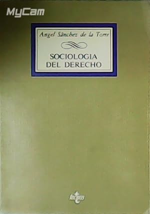 Imagen del vendedor de Sociologa del Derecho. a la venta por Librera y Editorial Renacimiento, S.A.