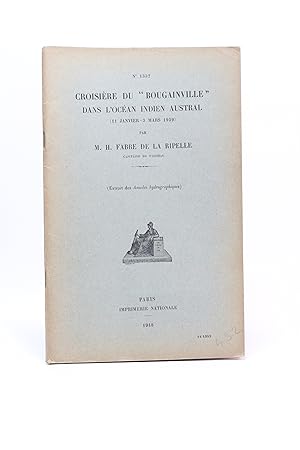 Croisière du "Bougainville" dans l'Océan Indien austral (11 Janvier - 3 Mars 1939)