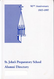 St. John's Preparatory School (Danvers, MA) Alumni Directory. 90th Anniversary 1907-1997