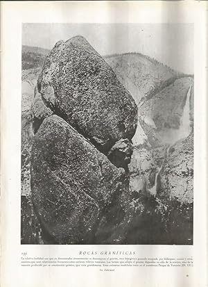 Bild des Verkufers fr LAMINA 22794: Rocas del Parque de Yosemine, Estados Unidos zum Verkauf von EL BOLETIN