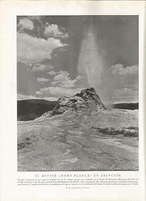 Imagen del vendedor de LAMINA 22746: El Dama Blanca en erupcion a la venta por EL BOLETIN