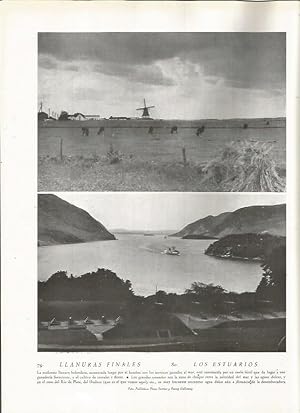Bild des Verkufers fr LAMINA 22773: Llanura en Holanda y el rio Hudson zum Verkauf von EL BOLETIN