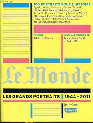 Image du vendeur pour Le Monde Les grands portraits 1944-2011 mis en vente par Le-Livre