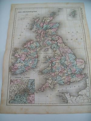 Imagen del vendedor de LAMINA 22721: Mapa de las Islas Britanicas a la venta por EL BOLETIN