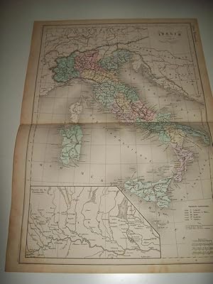 Imagen del vendedor de LAMINA 22720: Mapa de Italia en 1878 a la venta por EL BOLETIN