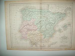 Imagen del vendedor de LAMINA 22693: Mapa de Espaa antigua a la venta por EL BOLETIN