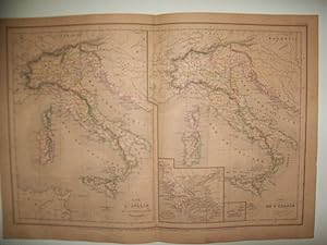 Imagen del vendedor de LAMINA 22704: Mapas de Italia bajo los sajones y los lombardos a la venta por EL BOLETIN