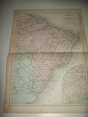 Imagen del vendedor de LAMINA 22728: Mapa de Brasil a la venta por EL BOLETIN