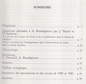 Seller image for Tribune. - Cartels Constituants de l'Analyse Freudienne. - N 1 - L'Institution en question for sale by PRISCA