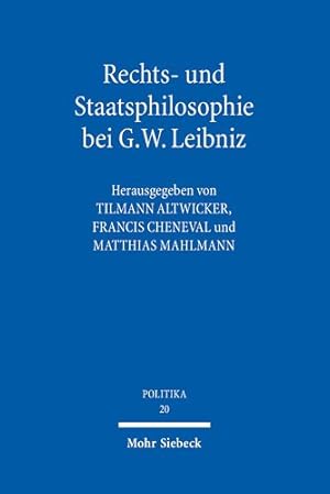 Seller image for Rechts Und Staatsphilosophie Bei G.w. Leibniz -Language: german for sale by GreatBookPrices