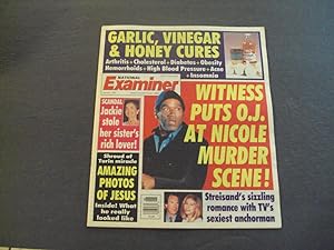 National Examiner Feb 7 1995 OJ At Murder Scene