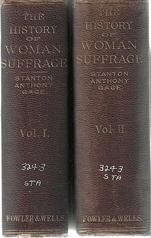 Image du vendeur pour History of Woman Suffrage. In two volumes mis en vente par Tinakori Books