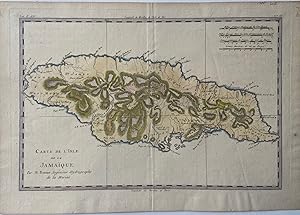 Carte de L'Isles de la Jamaique