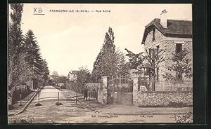 Bild des Verkufers fr Carte postale Franconville, Rue Aline zum Verkauf von Bartko-Reher