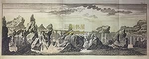 Cientao oder der Weg der Stutzen in der Sinesyschen Provinz Xensi. Ancient Bridge in Shensi, Chin...