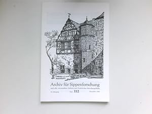 Archiv für Sippenforschung und alle verwandten Gebiete : 54. Jahrgang. Heft 112, 1988.