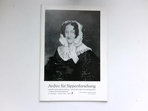 Seller image for Archiv fr Sippenforschung und alle verwandten Gebiete. 27. Jahrgang. Heft 3, 1961. for sale by Antiquariat Buchhandel Daniel Viertel