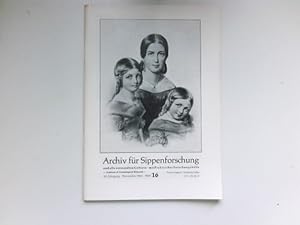 Seller image for Archiv fr Sippenforschung und alle verwandten Gebiete : 30. Jahrgang. Heft 16, 1964. for sale by Antiquariat Buchhandel Daniel Viertel