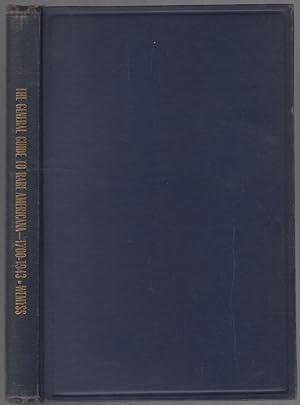 Imagen del vendedor de The General Guide to Rare Americana. 1700-1943 a la venta por Between the Covers-Rare Books, Inc. ABAA