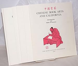 Seller image for Chinese Book Arts and California for sale by Bolerium Books Inc.