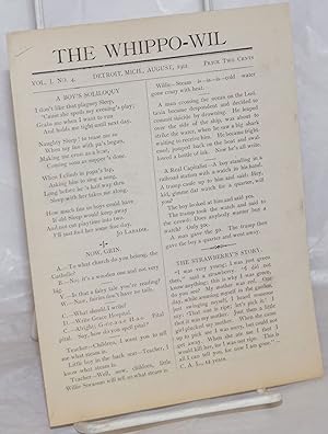 Seller image for The Whippo-Wil: Vol. 1 No. 4, August 1912 for sale by Bolerium Books Inc.