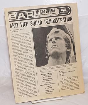 Bild des Verkufers fr B.A.R. Bay Area Reporter: the catalyst for all factions of the Gay Community; vol. 2, #5, March 1, 1972; Anti Voice Squad Demonstration zum Verkauf von Bolerium Books Inc.