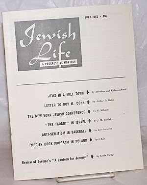Seller image for Jewish Life [1952, Jul, Vol. 6, No. 9 (69)] for sale by Bolerium Books Inc.