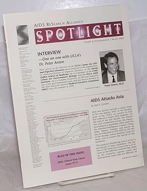 Seller image for Spotlight: Winter 2005: AIDS attacks Asia & Interview with Dr. Peter Anton for sale by Bolerium Books Inc.
