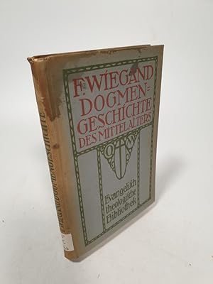 Bild des Verkufers fr Dogmengeschichte des Mittelalters und der Neuzeit. zum Verkauf von Antiquariat Bookfarm
