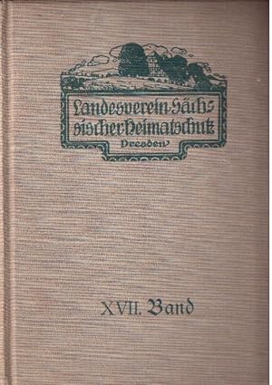 Mitteilungen des Landesvereins Sächsischer Heimatschutz 1928 - XVII. Band